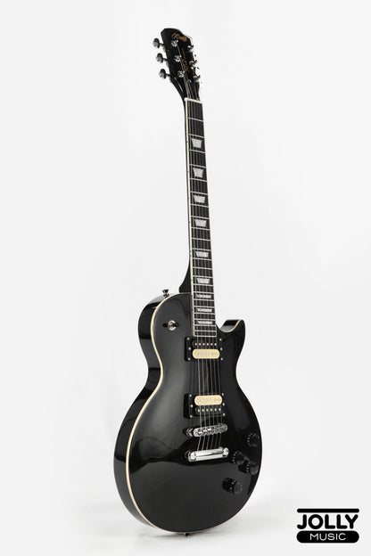 JCraft SC-2 Single Cut Electric Guitar - Tuxedo Black