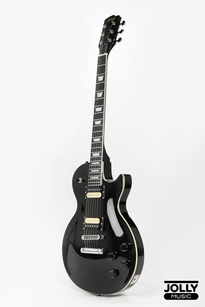 JCraft SC-2 Single Cut Electric Guitar - Tuxedo Black