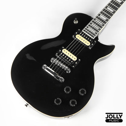 JCraft SC-2 Single Cut Electric Guitar - Tuxedo Black