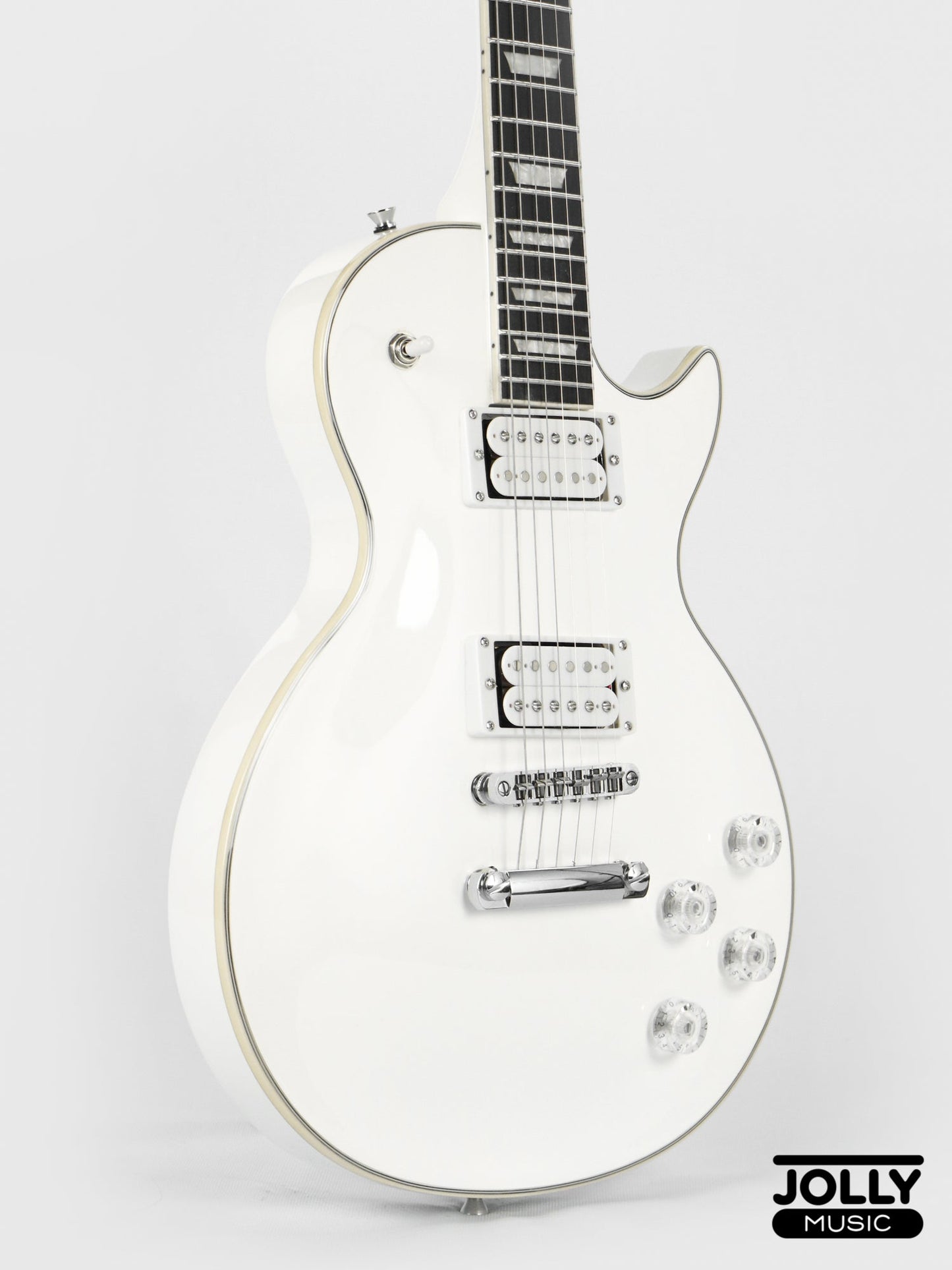 JCraft SC-2 Single Cut Electric Guitar - Snow White