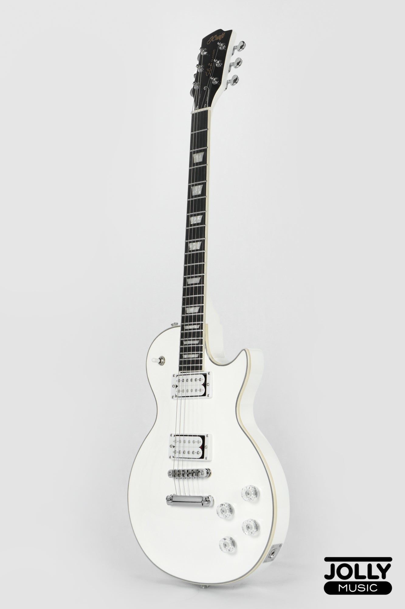 JCraft SC-2 Single Cut Electric Guitar - Snow White