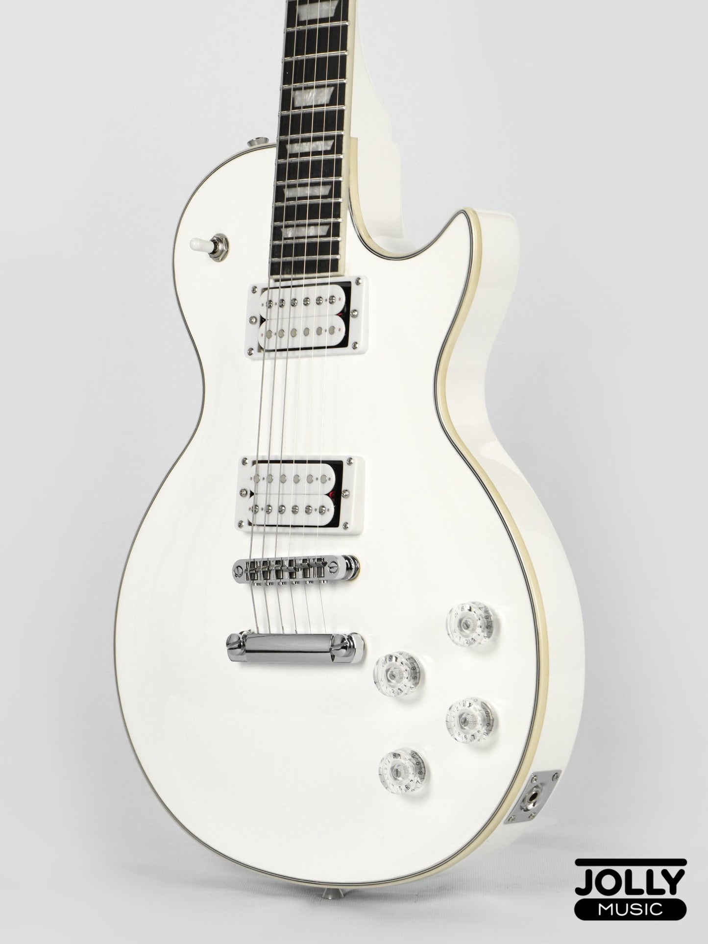 JCraft SC-2 Single Cut Electric Guitar - Snow White