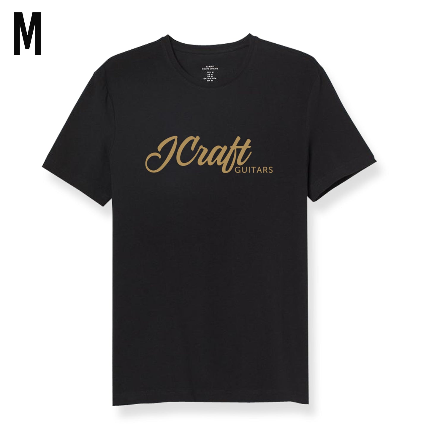 J-Craft T-Shirt Gold Logo - Black