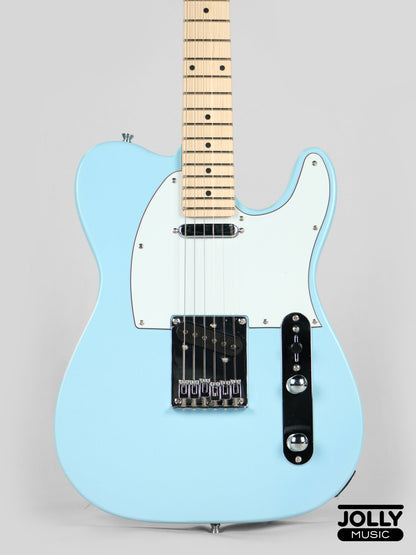 JCraft T-1 T-Style Electric Guitar with Gigbag - Light Blue