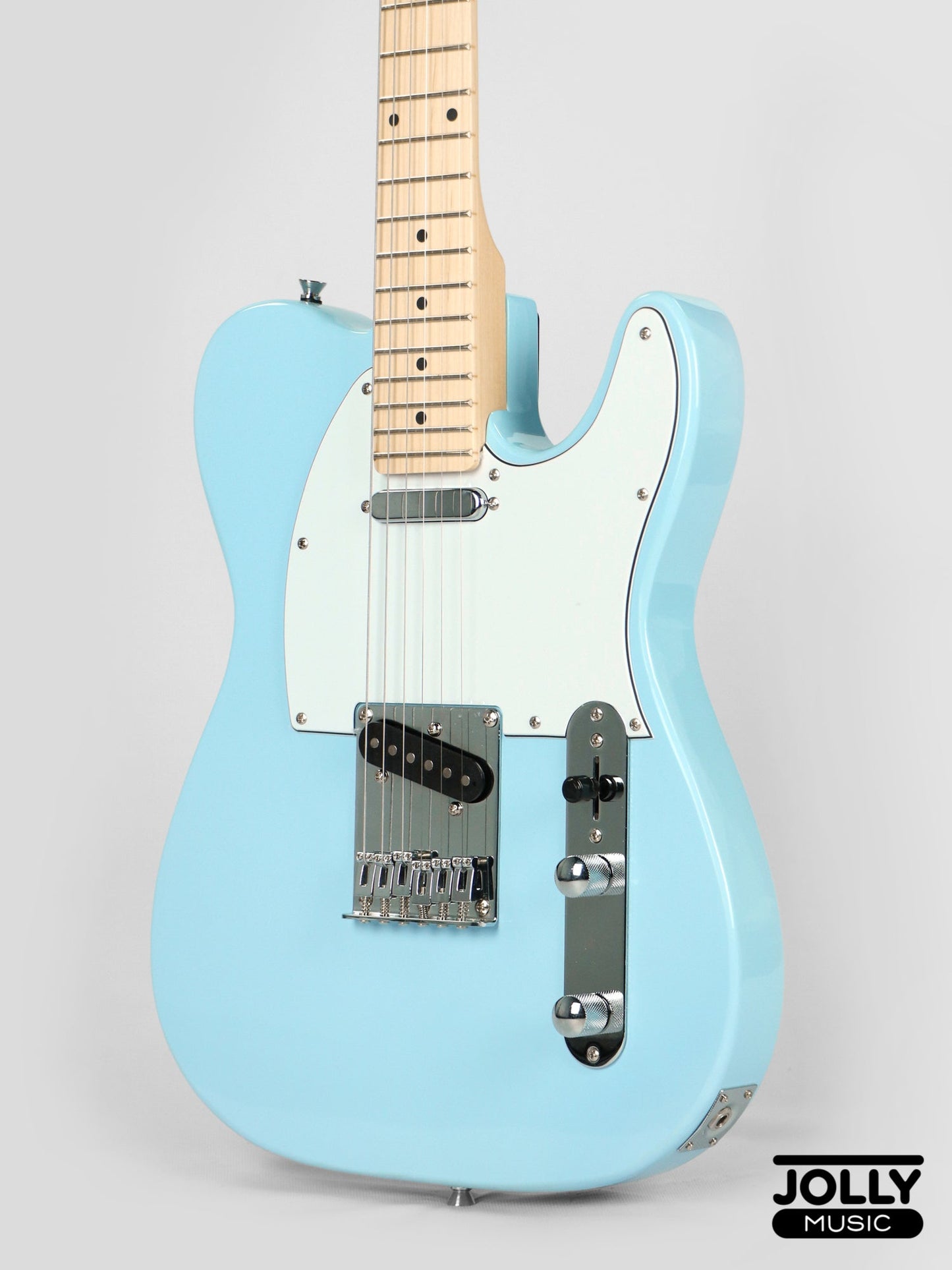 JCraft T-1 T-Style Electric Guitar with Gigbag - Light Blue