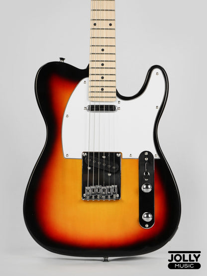 JCraft T-1 T-Style Electric Guitar with Gigbag - Sunburst