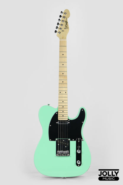 JCraft T-1 T-Style Electric Guitar with Gigbag - Surf Green