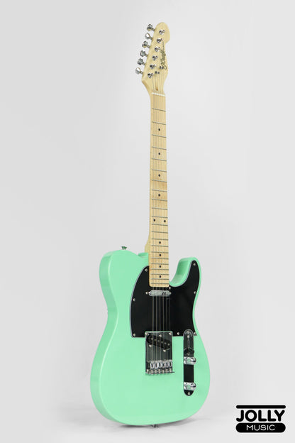 JCraft T-1 T-Style Electric Guitar with Gigbag - Surf Green