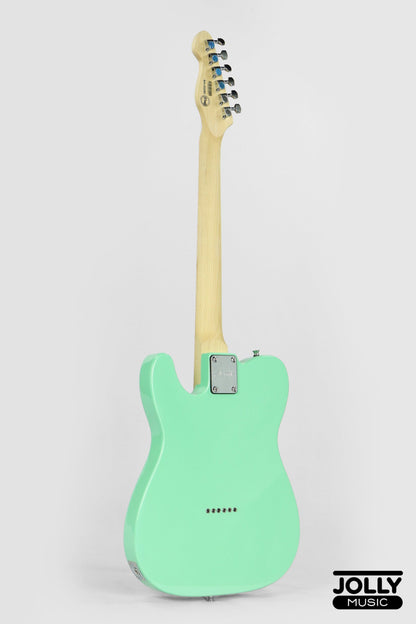 JCraft T-1 T-Style Electric Guitar with Gigbag - Surf Green