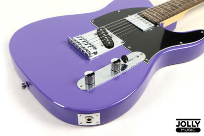 J-Craft T-2HC SH T-Style Electric Guitar with Gigbag - Purple