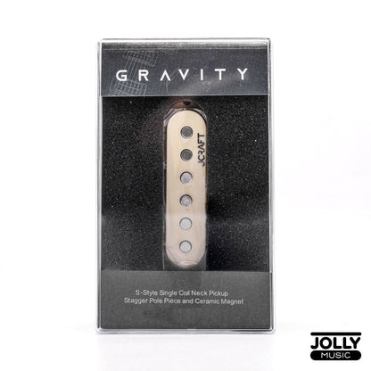 JCraft Gravity Strat Single Coil Neck Pickup, Staggered, Ceramic