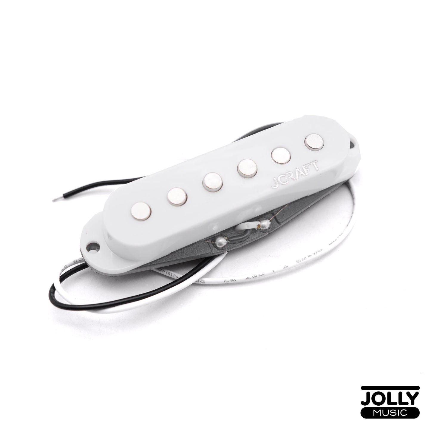 JCraft Gravity Strat Single Coil Neck Pickup, Staggered, Ceramic