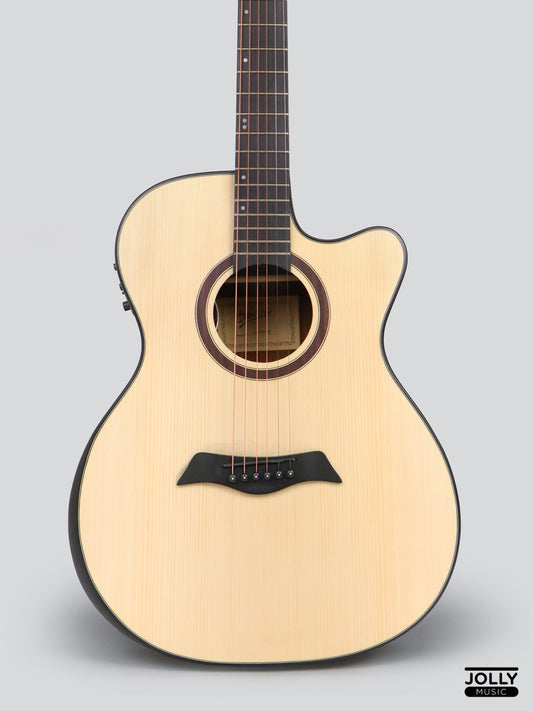 Deviser LS-570 EQ OM Acoustic-Electric Guitar