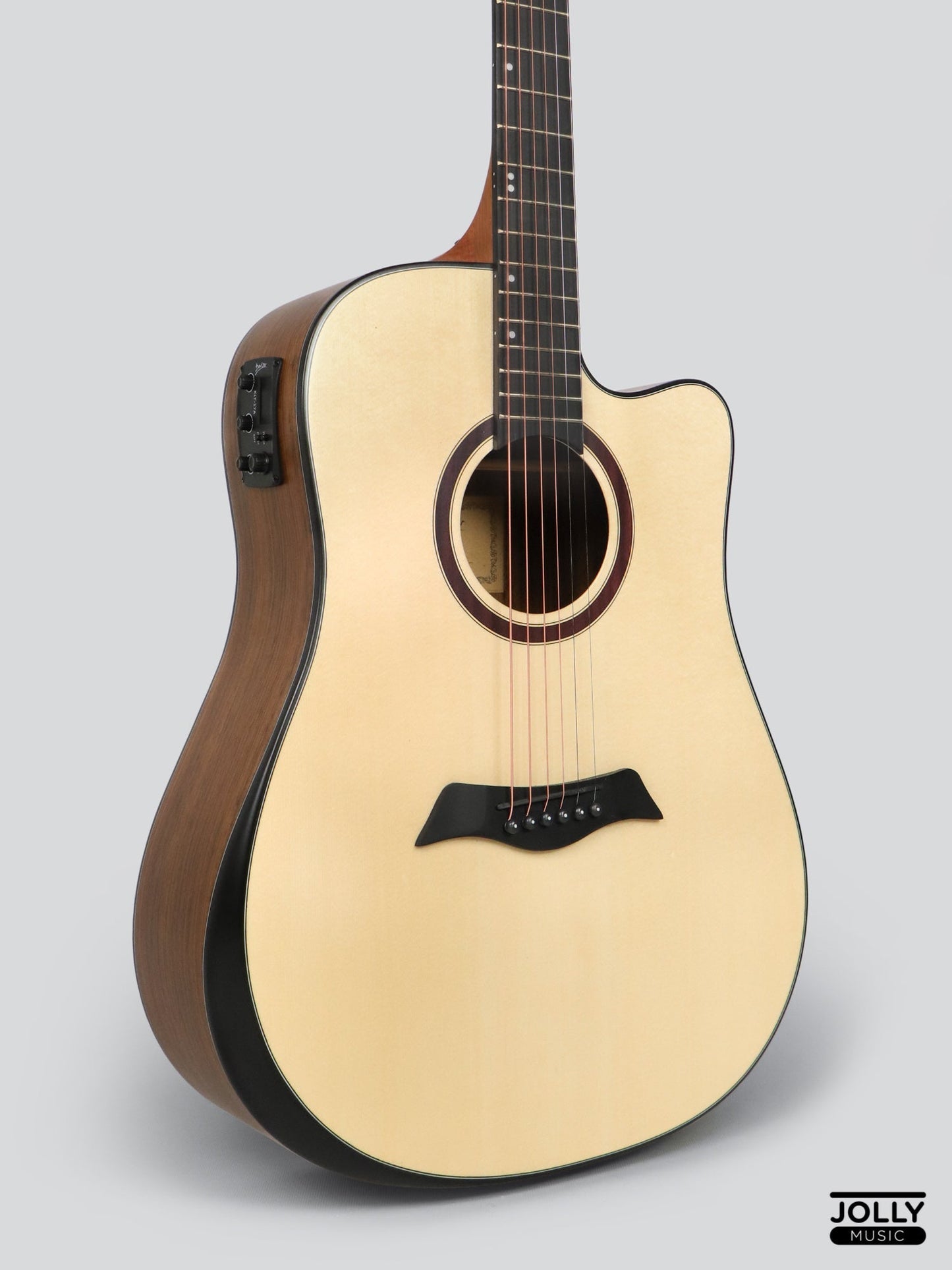 Deviser LS-570 EQ Dreadnought Acoustic-Electric Guitar