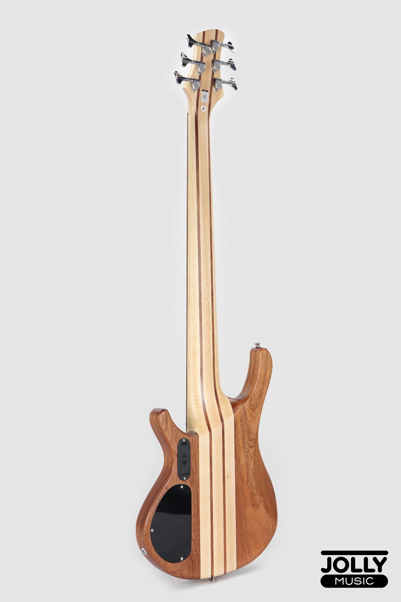 Luxars S-B60 6-String Modern Active Bass Guitar - Natural