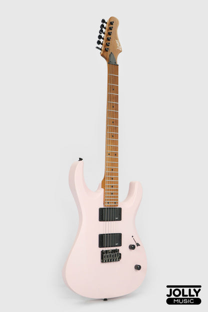 Luxars S-G37-MAX-S Superstrat High Grade Electric Guitar - Pink