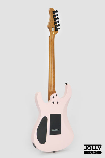 Luxars S-G37-MAX-S Superstrat High Grade Electric Guitar - Pink