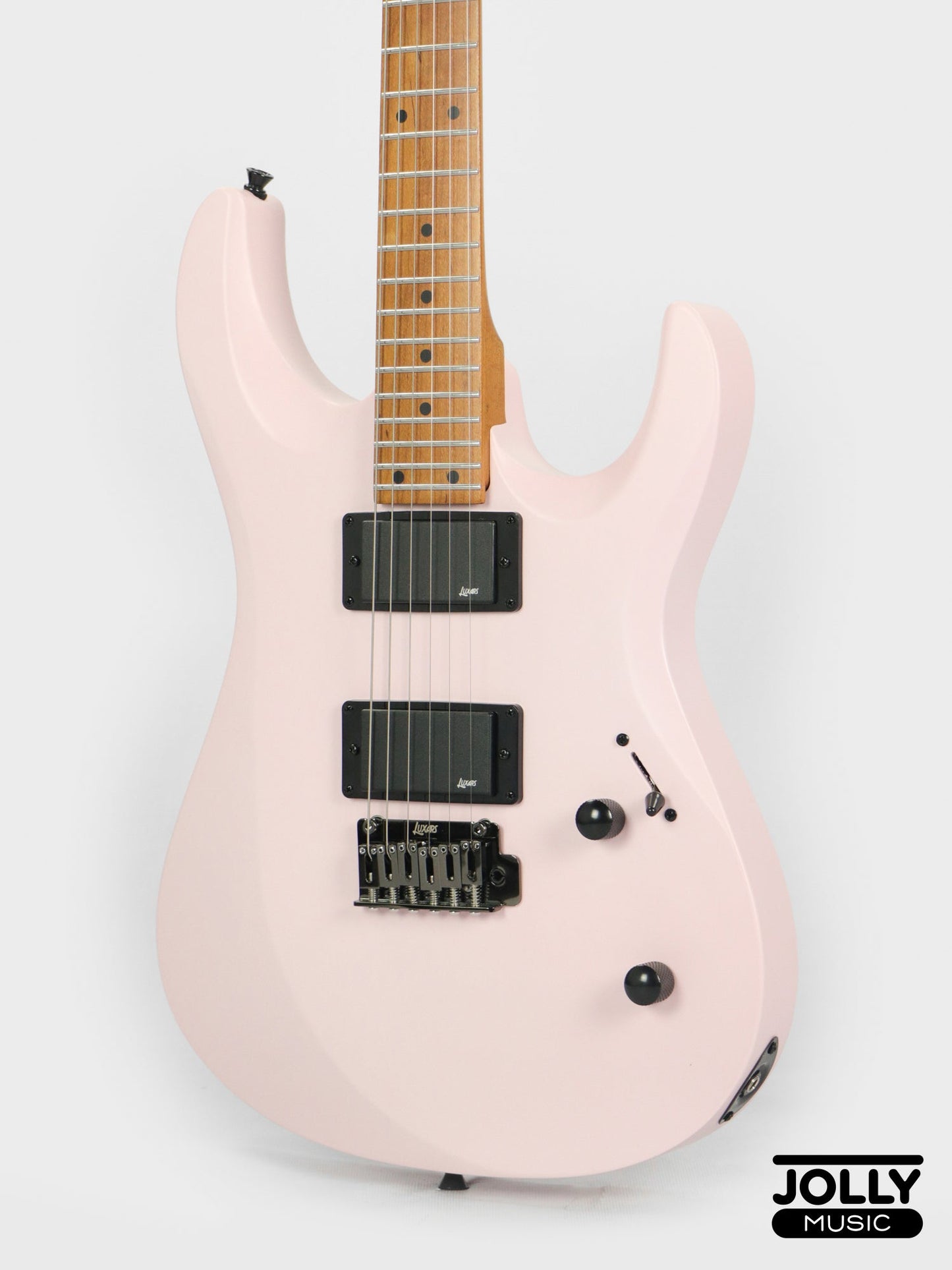 Luxars S-G37-MAX-S Superstrat High Grade Electric Guitar - Pink