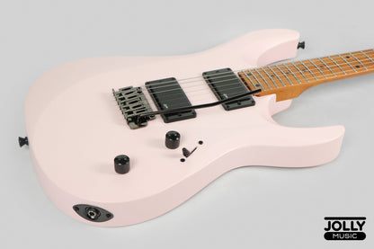 Luxars S-G37-MAX-S Superstrat High Grade Electric Guitar - Pink