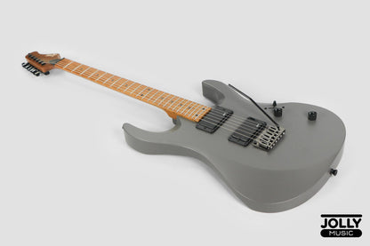 Luxars S-G37-MAX-S Superstrat High Grade Electric Guitar - Gray