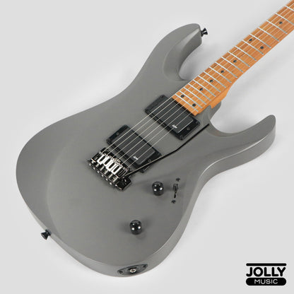 Luxars S-G37-MAX-S Superstrat High Grade Electric Guitar - Gray