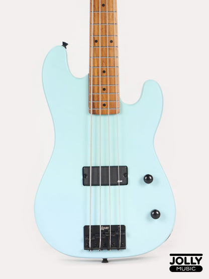 Luxars S-KB20 4-String Mini Bass Guitar - Sonic Blue