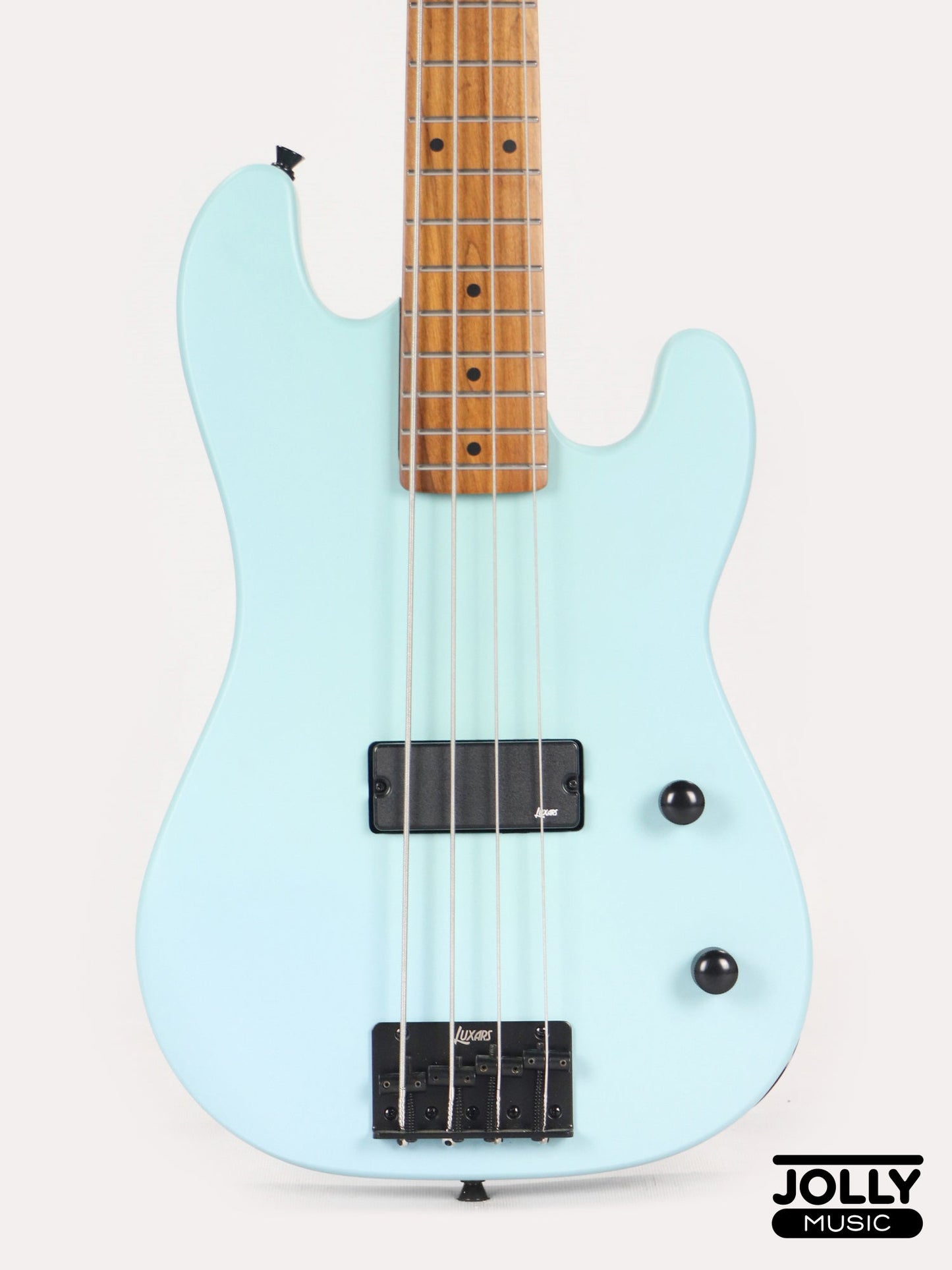 Luxars S-KB20 4-String Mini Bass Guitar - Sonic Blue