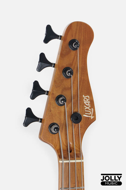 Luxars S-KB20 4-String Mini Bass Guitar - Sonic Blue