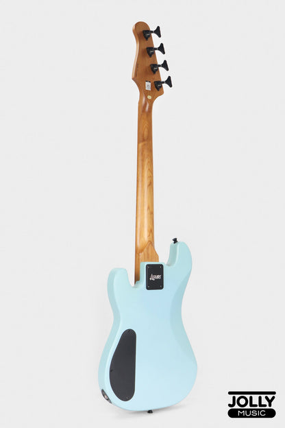 Luxars S-KB20 4-String Mini Bass Guitar - Sonic Blue