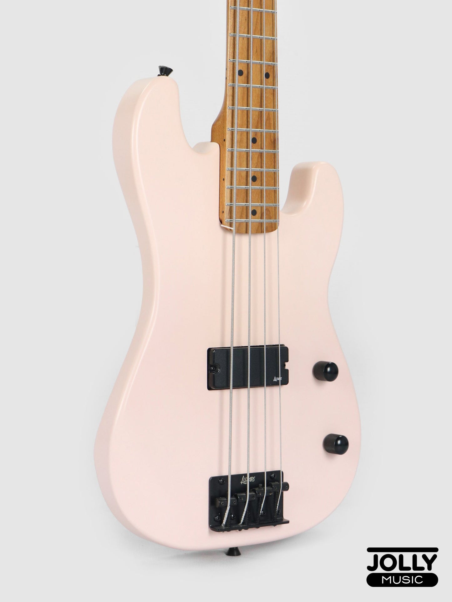 Luxars S-KB20 4-String Mini Bass Guitar - Shell Powder Pink