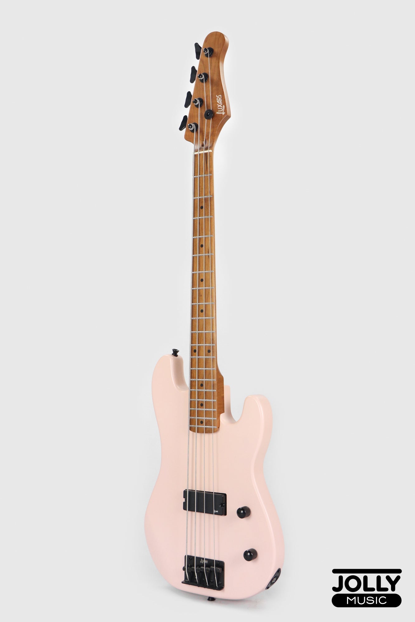 Luxars S-KB20 4-String Mini Bass Guitar - Shell Powder Pink