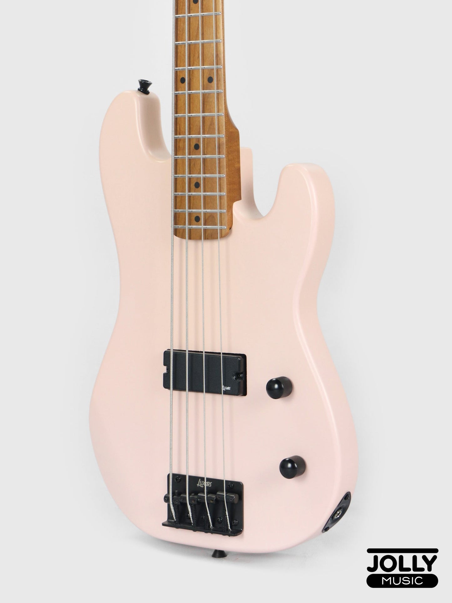 Luxars S-KB20 4-String Mini Bass Guitar - Shell Powder Pink