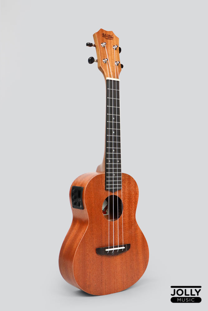 MeiTone M1-CE Concert All-Mahogany Ukulele w/ UK-T3 pickup