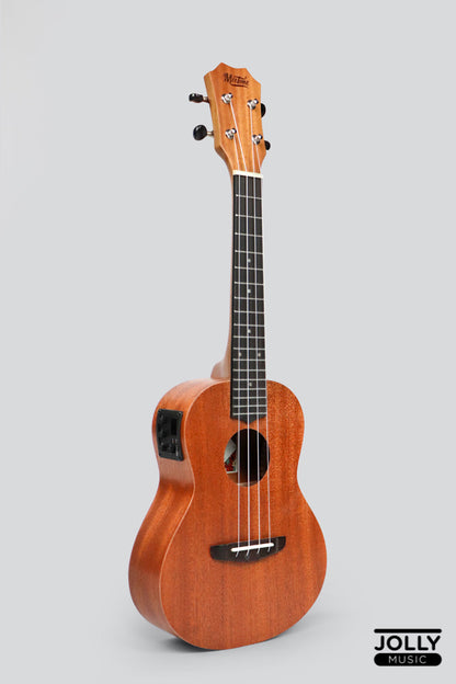 MeiTone M1-CE Concert All-Mahogany Ukulele w/ UK-T3 pickup