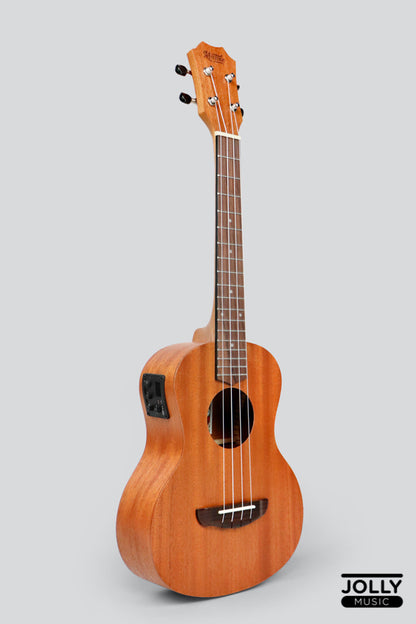 MeiTone M1-TE Tenor All-Mahogany Ukulele w/ UK-T3 pickup