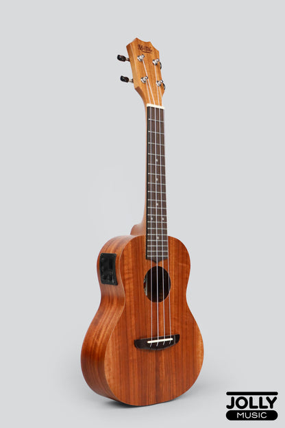 MeiTone E1-CE Concert All-Acacia Ukulele w/ UK-T3 pickup