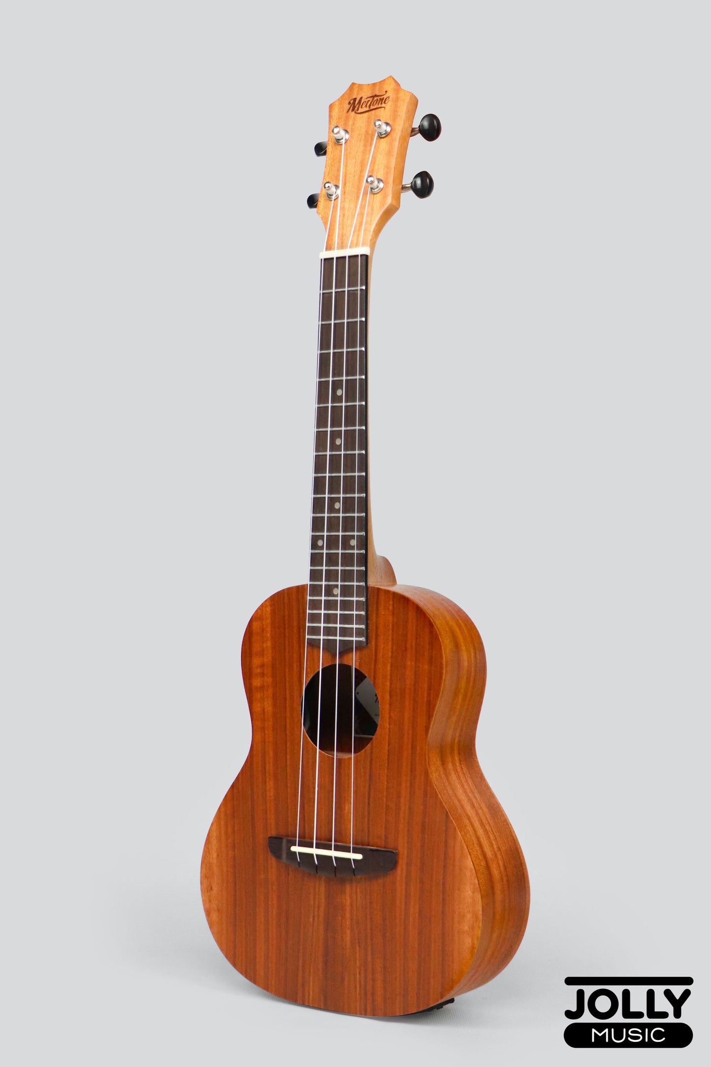 MeiTone E1-CE Concert All-Acacia Ukulele w/ UK-T3 pickup