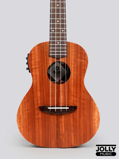 MeiTone E1-CE Concert All-Acacia Ukulele w/ UK-T3 pickup