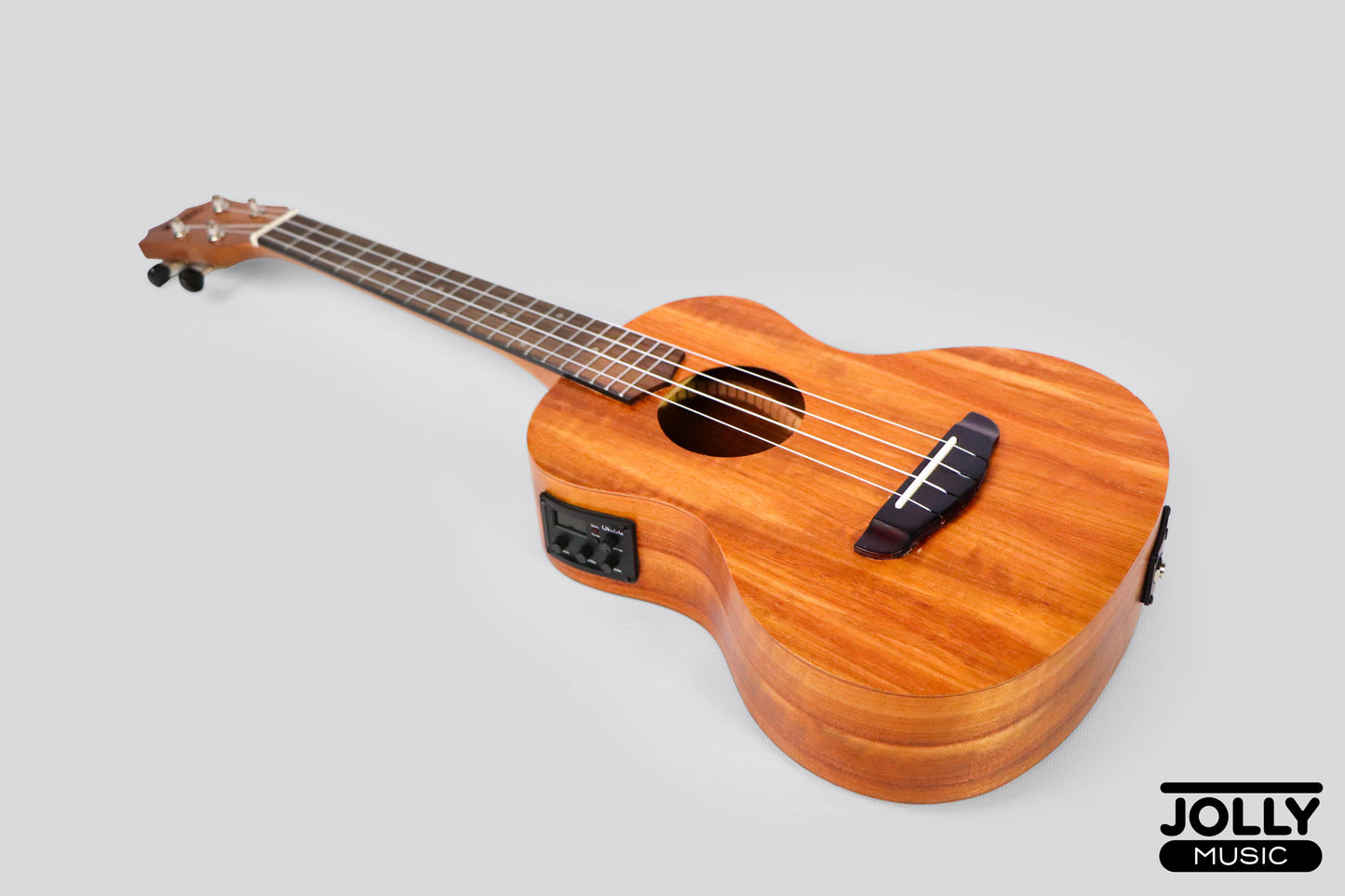 MeiTone E1-TE Tenor All-Acacia Ukulele w/ UK-T3 pickup