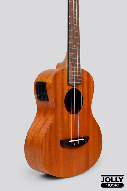 MeiTone M1-TE Tenor All-Mahogany Ukulele w/ UK-T3 pickup