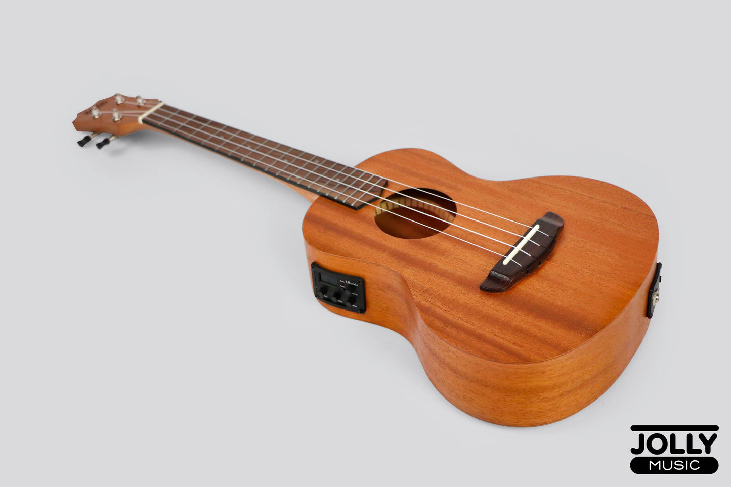 MeiTone M1-TE Tenor All-Mahogany Ukulele w/ UK-T3 pickup