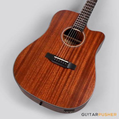 Phoebus PG-30NCE v3 All-Mahogany Dreadnought (3rd Gen.) Acoustic-Electric Guitar w/ Gig Bag - GuitarPusher