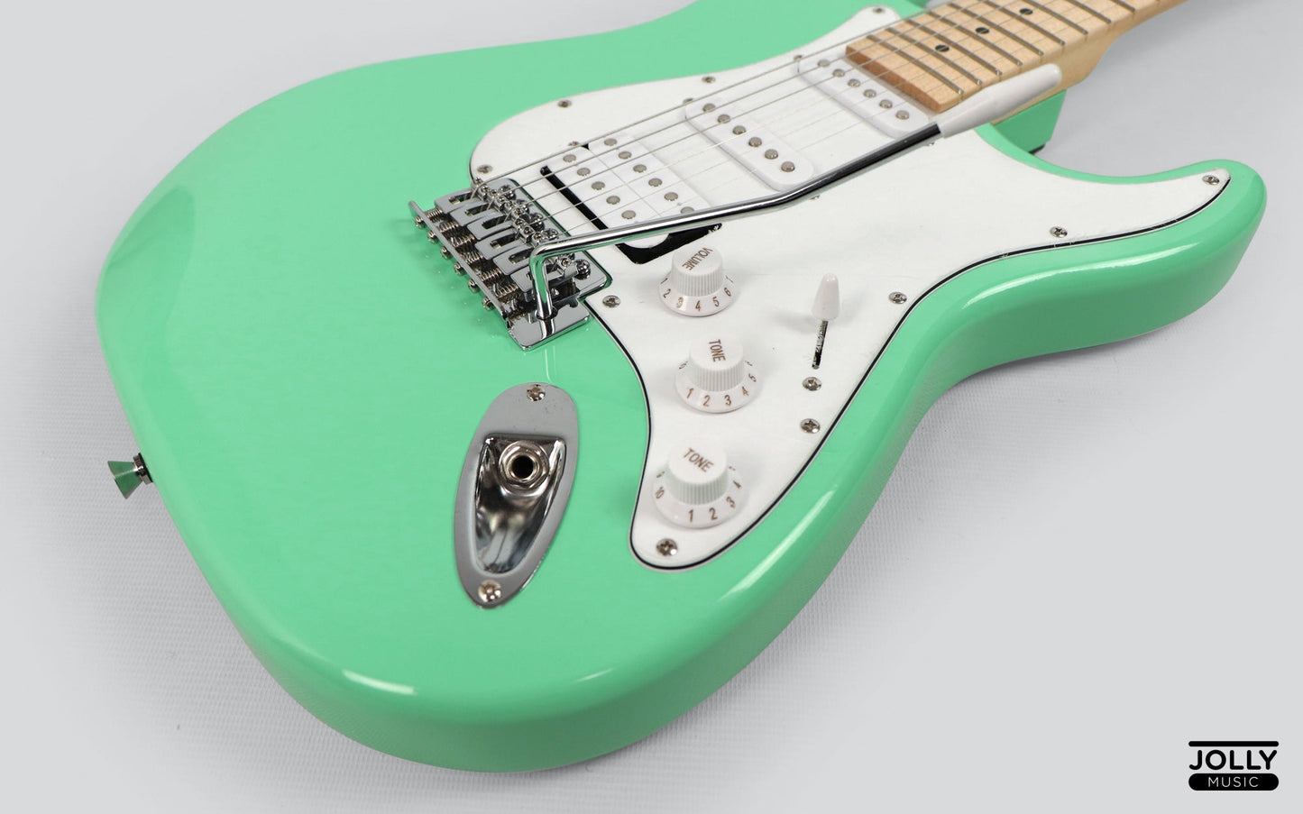 JCraft S-1H HSS Electric Guitar with Gigbag - Surf Green