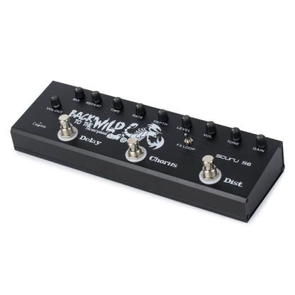 Scuru S6 Analog Multi-Effect Pedal - GuitarPusher