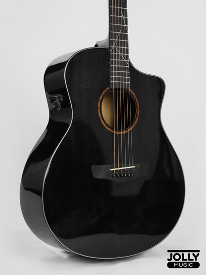 Sevillana 2101 EQ All-Solid Acoustic-Electric Guitar - Black