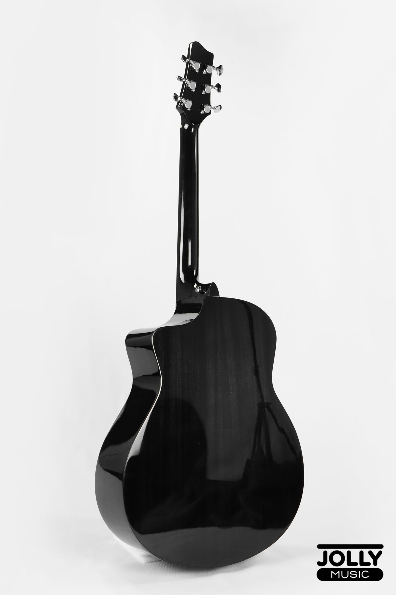 Sevillana 2101 EQ All-Solid Acoustic-Electric Guitar - Black