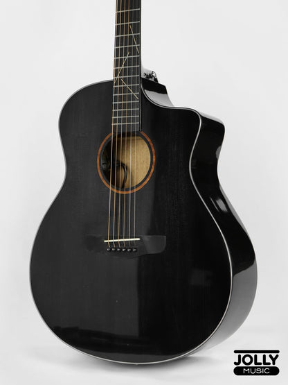 Sevillana 2101 EQ All-Solid Acoustic-Electric Guitar - Black