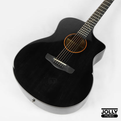 Sevillana 2101 EQ All-Solid Acoustic-Electric Guitar - Black