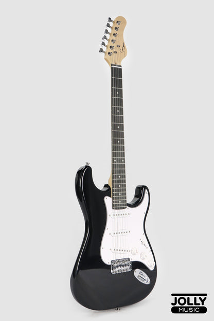 Smiger L-G1 S-Style Electric Guitar - Black