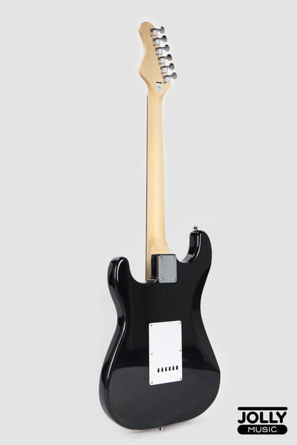 Smiger L-G1 S-Style Electric Guitar - Black